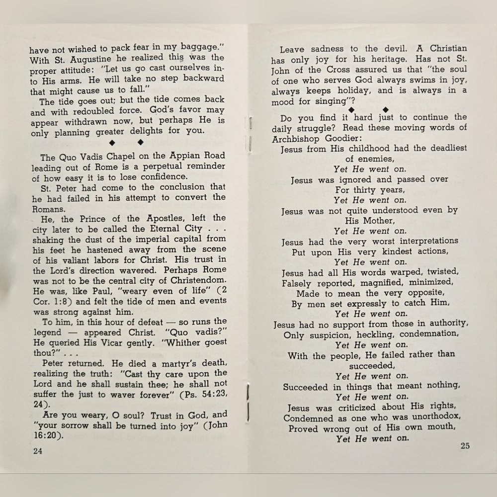 Have Confidence! 1957 by Rev. Bruno Hagspiel SVD (Booklet) - Picture 7 of 12